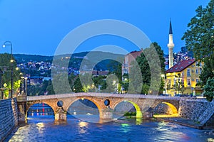 Latin Bridge in Sarajevo, Bosnia and Herzegovina