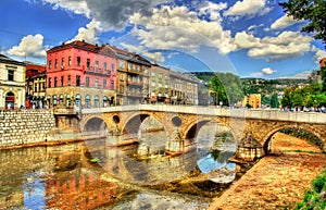 Latin Bridge in Sarajevo photo