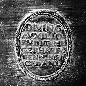 Latin inscription on old church bell