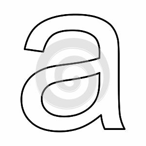 Latin a lowercase symbol