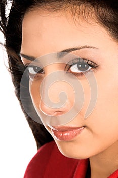 Latina Woman Close Up