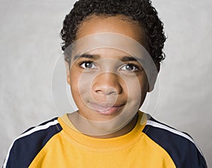 Latino boy smiling photo