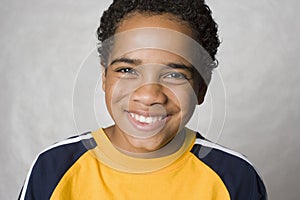 Latino boy smiling photo