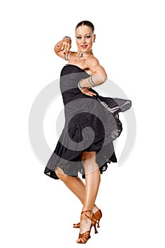 Latino dancer posing