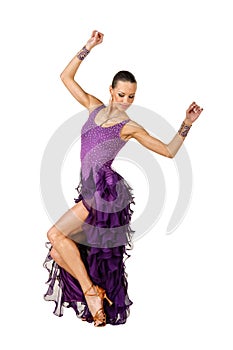 Latino dancer posing