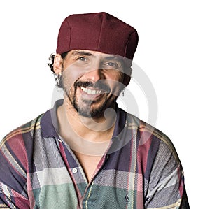 Latino man smiling