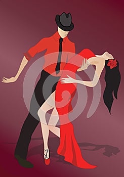 Latino Salsa Dancers