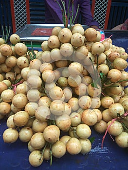 Latkan Asian fruit. It is beautiful to look at and delicious to eat.