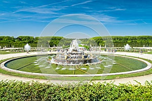 Latone fountain in royal residence Versailles, France