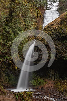 Latourell Waterfall in the Columbia River Gorge in Oregon