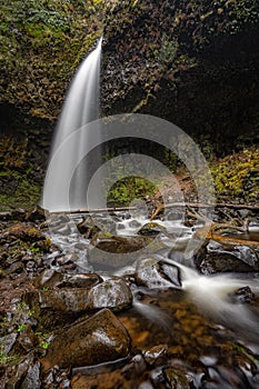 Latourell Waterfall in the Columbia River Gorge in Oregon