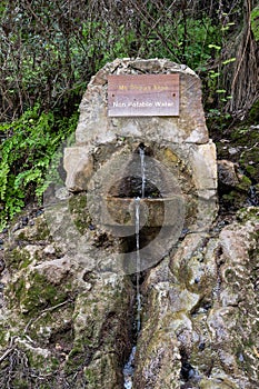 Latsi, Poli Chrysochous, Cyprus - Fountain at the Baths of Aphrodite