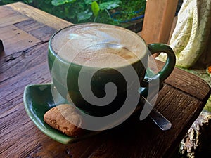 Latte art. Bali. Coffee.