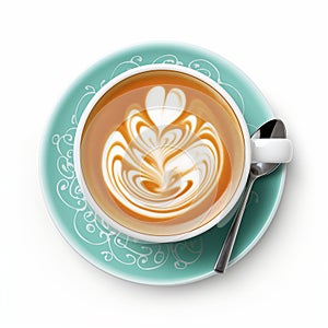Latte Art In Cup