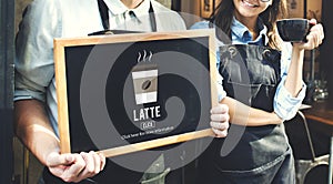 Latte Coffee Milk Foam Froth Caffeine Beverage Concept