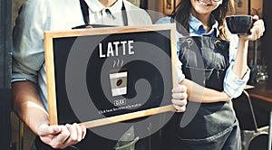 Latte Coffee Milk Foam Froth Caffeine Beverage Concept
