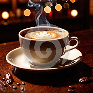 latte , italian style milk coffee hot beverage drink