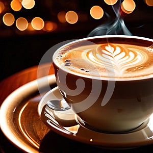 latte , italian style milk coffee hot beverage drink