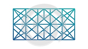 Lattice Grid Pattern, Abstract Structure and Design Element, vector design Generative AI