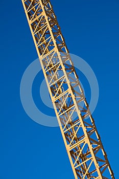 Latticed crane boom photo