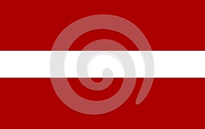 Latvia flag vector.Illustration of Latvia flag