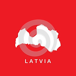 Latvia map icon