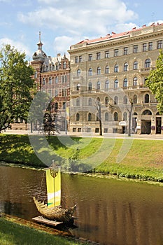 Latvia. Riga.  Pilsetas Kanals. City Canal