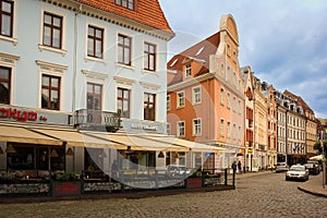 Latvia. Riga.  Tirgonu street