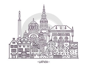 Latvian architecture buildings