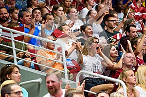 Latvian basketball fans