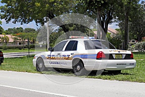 Lauderhill Police Car, Florida