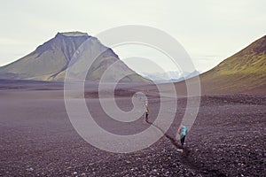 Laugavegur hiking trek, Iceland