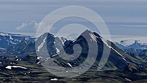 Laugavegur trek, way to the find ourself. Only in Iceland mountains like these