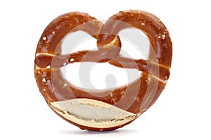 A laugenbrezel, a german pretzel