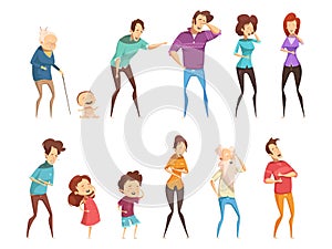 Laugh People Icon Set