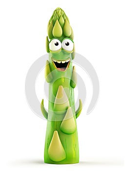 Laughing asparagus character