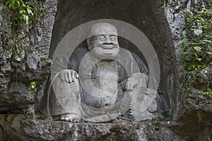 Laughing Buddha of Lingyin Temple