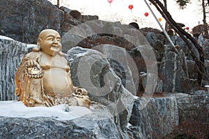 Laughing Buddha statue