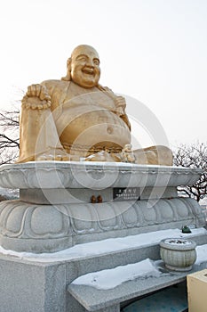 Laughing Buddha statue