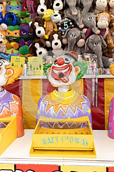 laughing clown sideshow attraction