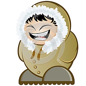 Laughing Eskimo photo
