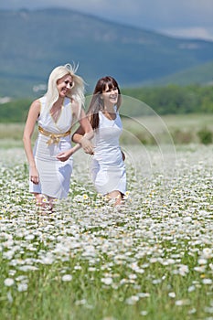 Laughing girls