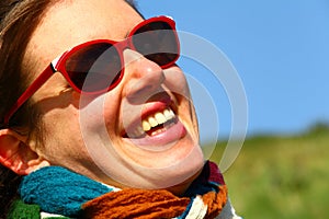 Happy Lady Big Smile photo