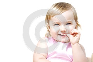 Laughing little girl