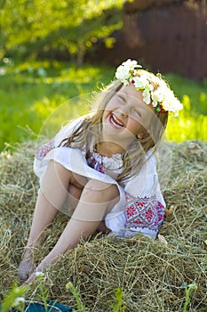 Laughing little girl