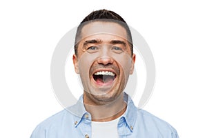 Laughing man photo