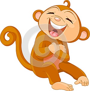 Laughing monkey