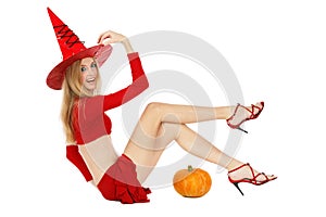 Laughing witch
