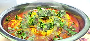 Lauki/doodhi ki Sabji also known as bottle gourd curry.