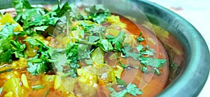 Lauki/doodhi ki Sabji also known as bottle gourd curry.